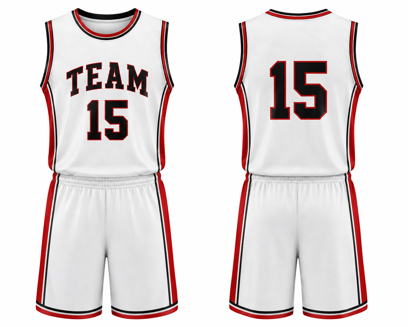 Round Neck Basketball Uniform