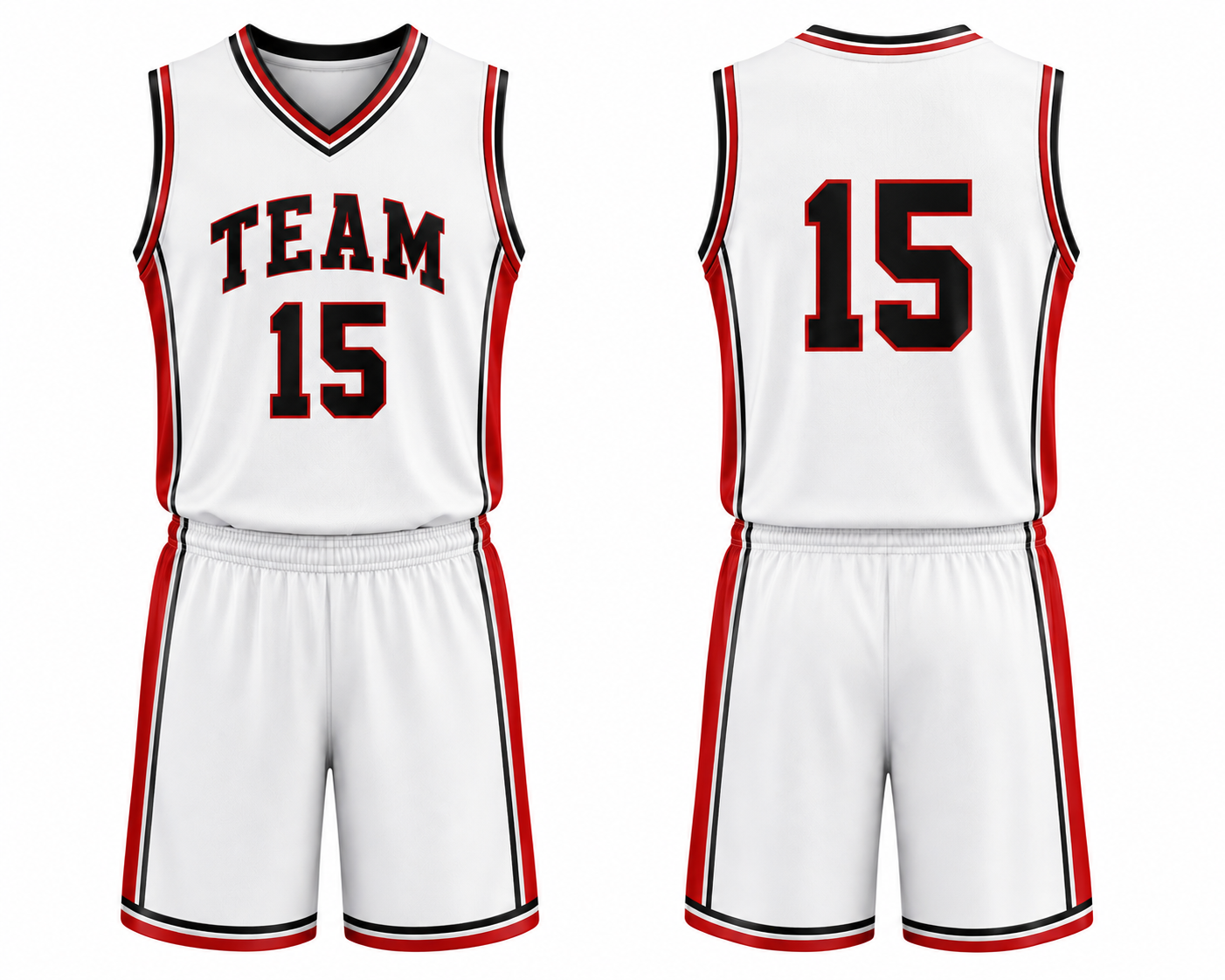 V-Neck Basketball Uniform