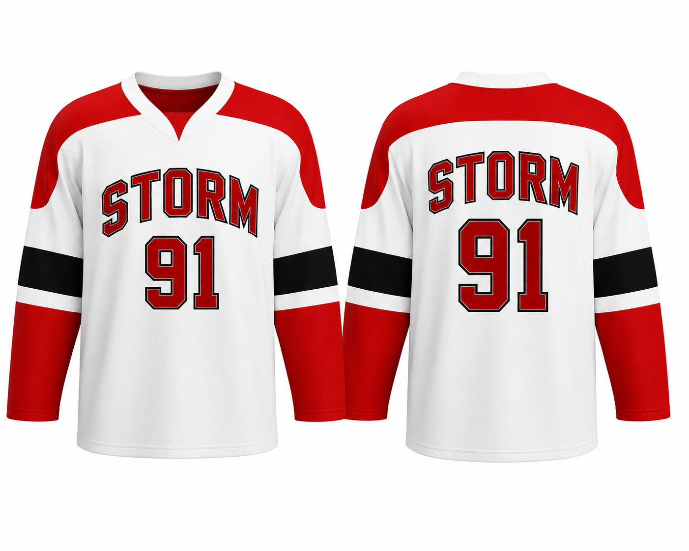 Ice Hockey Game Day Away Jersey