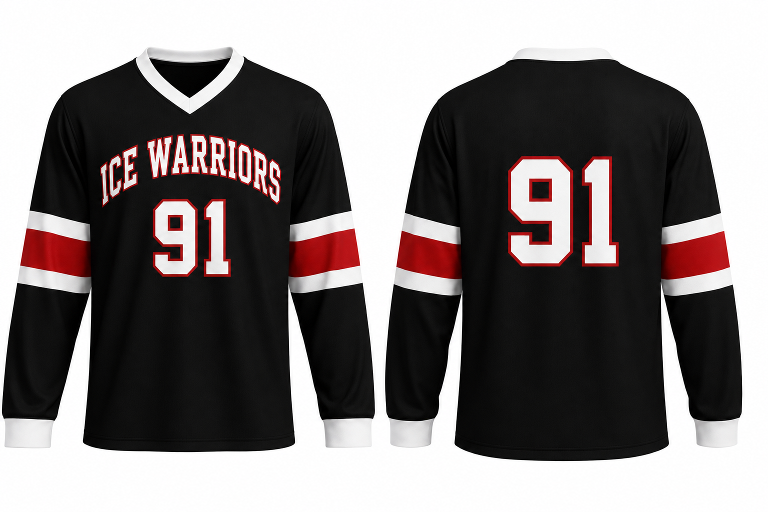 Ice Hockey Long Sleeve T-Shirt