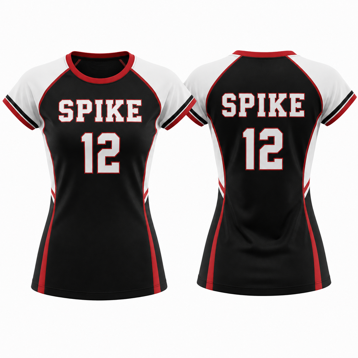 Volleyball Crewneck Cap Sleeve Jersey